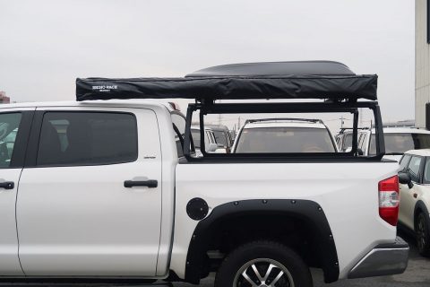 USトヨタ　タンドラ　RHINO-RACK　BATWINGオーニングをアクティブカーゴシステムに装着！！！